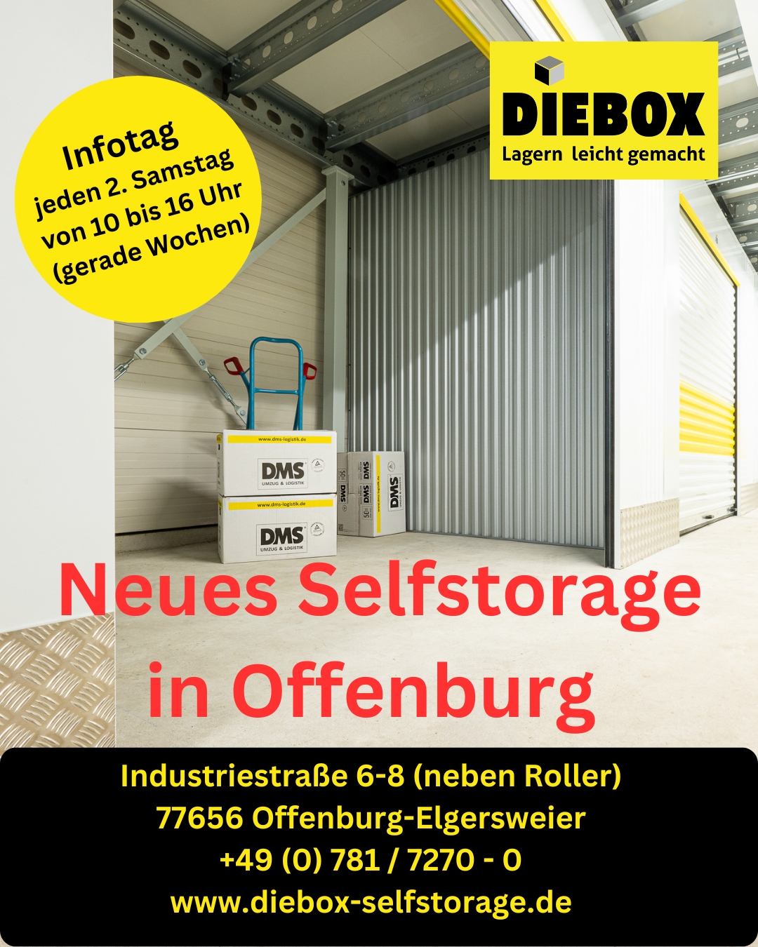Informationstag im Selfstorage im Industriegebiet OG-Elgersweier